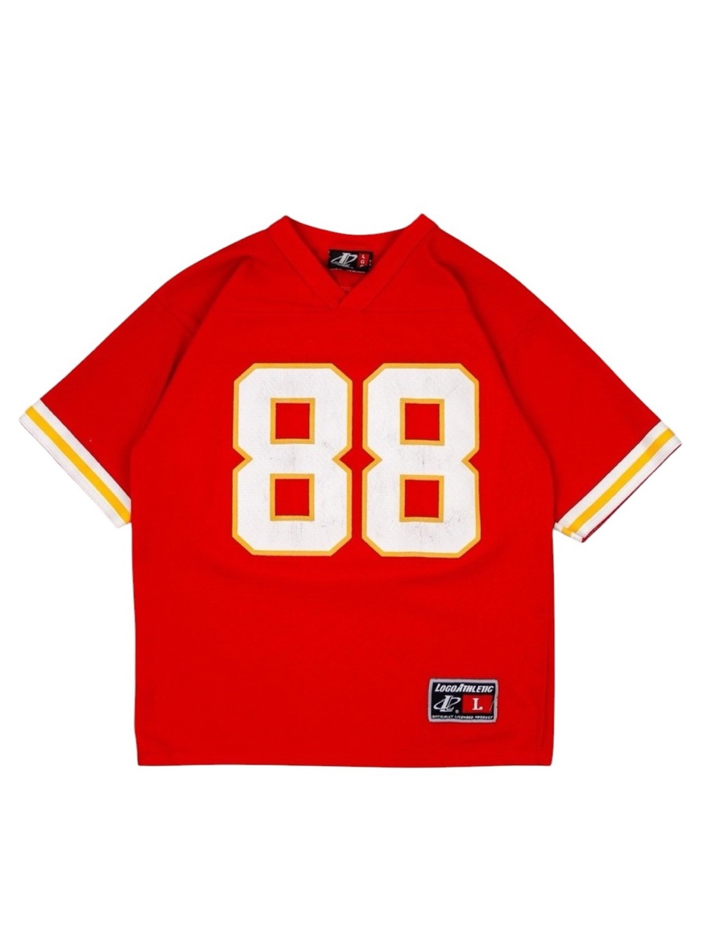 Tony Gonzalez‎ 88 Kansas City Chiefs Youth Jersey L Vintage Logo Athletic NFL